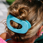 Teleties-Summer Sky Flat Round Clip Medium