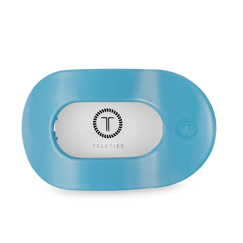 Teleties-Summer Sky Flat Round Clip Large