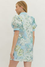 Gracie Floral Dress Blue