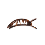 Teleties-Tortoise Flat Square Clip Medium