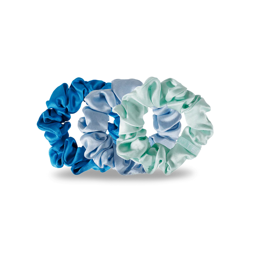 Teleties-Blue My Mind Scrunchie Large
