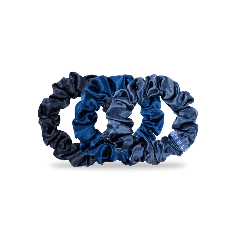 Teleties-Midnight Rain Scrunchie Large