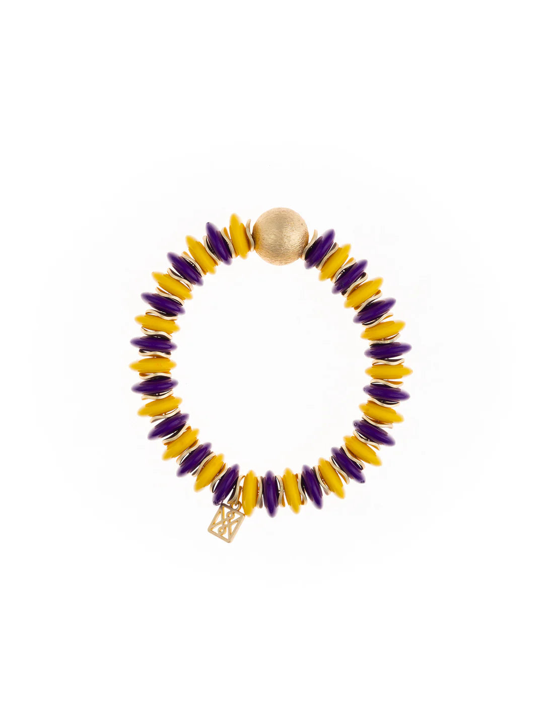 Chloe Bracelet Purple & Gold