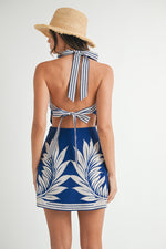 Seaside Statement Halter Dress
