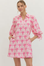 Hidden Cove Dress -Pink