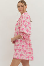Hidden Cove Dress -Pink