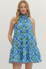Bloom and Grace Dress- Blue