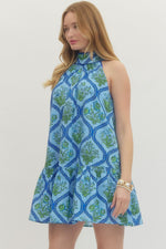 Bloom and Grace Dress- Blue