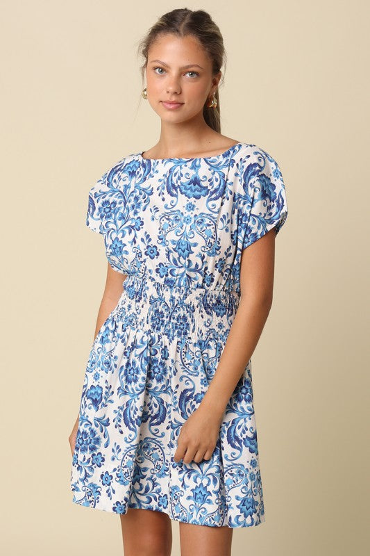 Skies Ahead Dress - Blue
