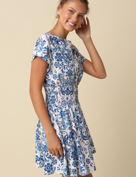 Skies Ahead Dress - Blue