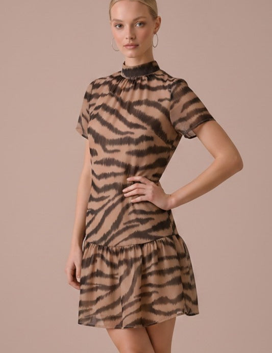 Tiger’s Veil Mini Dress