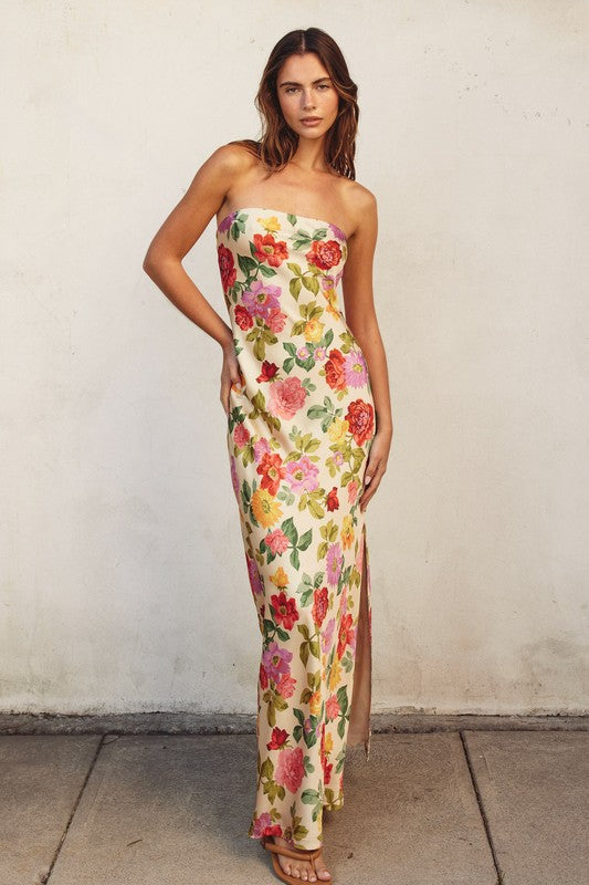 Romantic Garden Maxi Dress