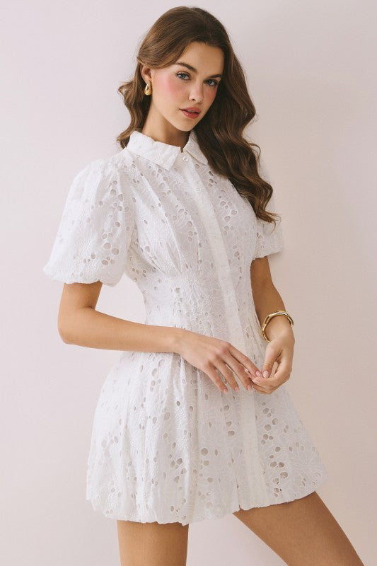 Heavenly Lace Mini Dress