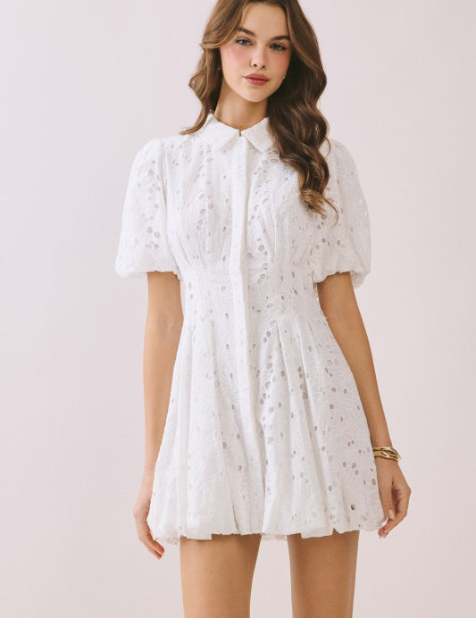 Heavenly Lace Mini Dress