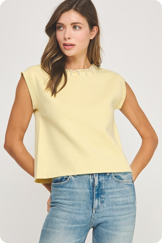 Sincerely Yours Top Yellow