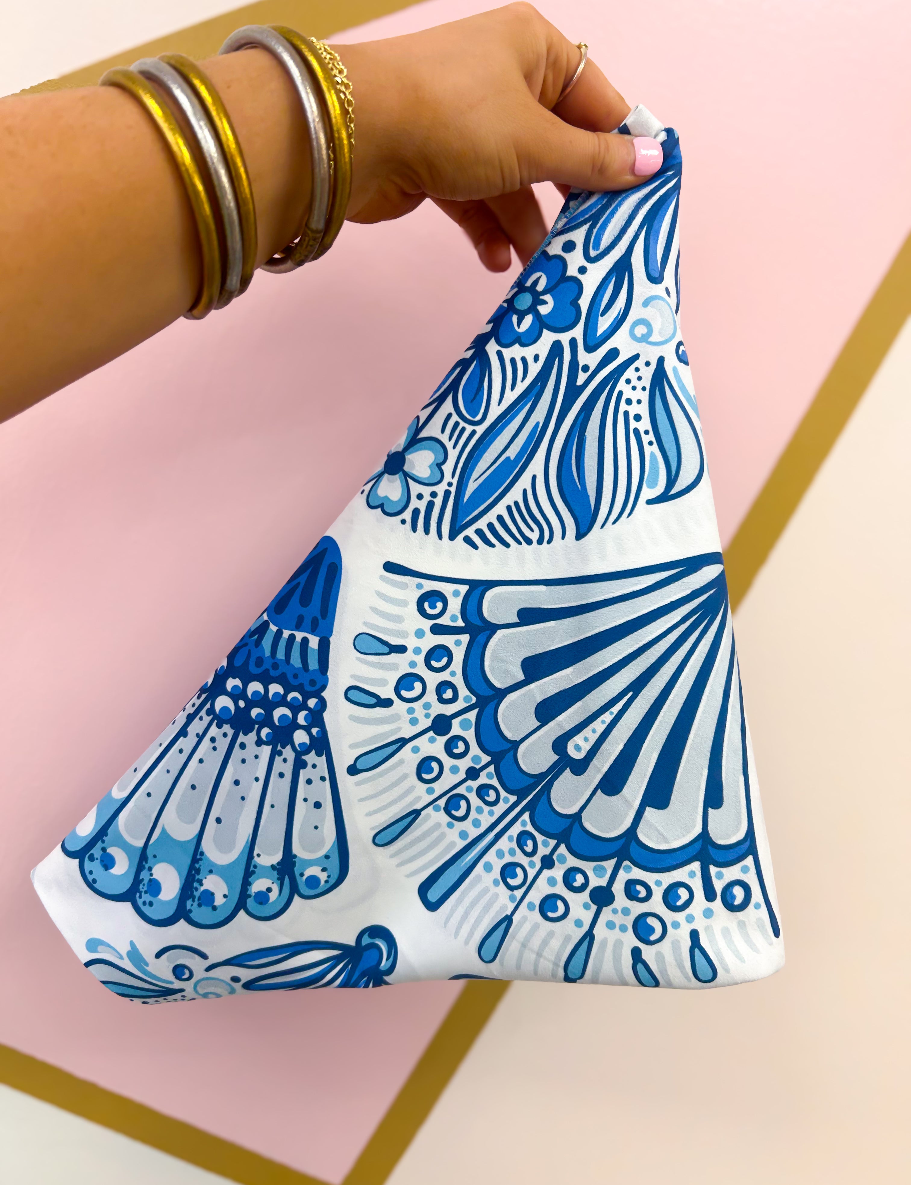 Quick Dry Sand Free Towel - Shells