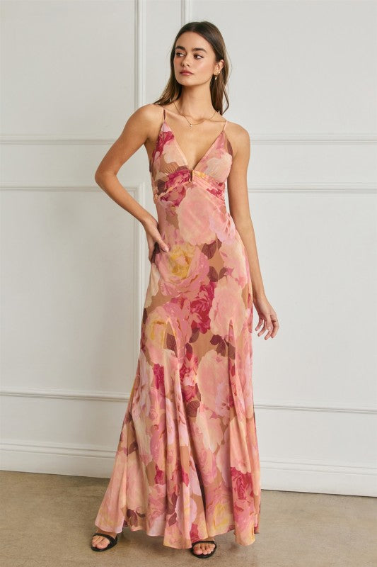 Rosewater Sunset Maxi Dress