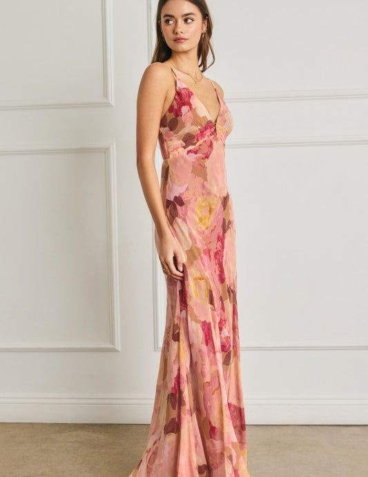 Rosewater Sunset Maxi Dress