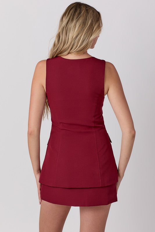 Standing On Business Romper Burg