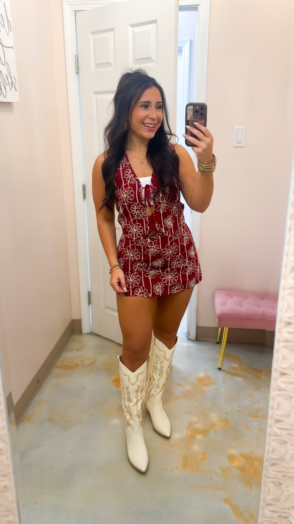 More Flower To You Set Burgundy