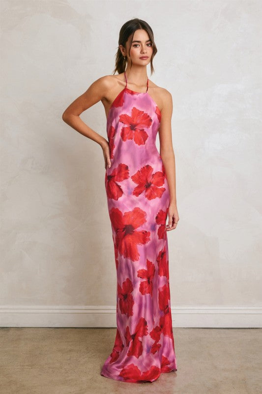 Hibiscus Escape Maxi Dress