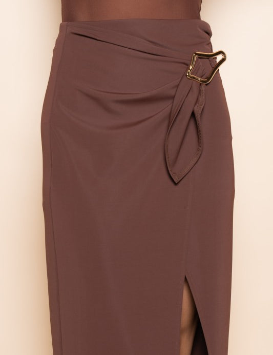 Wrapped In Luxury Maxi Skirt