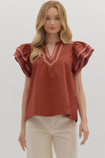Embroidered Elegance Top
