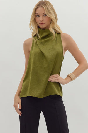 Poise Top Olive