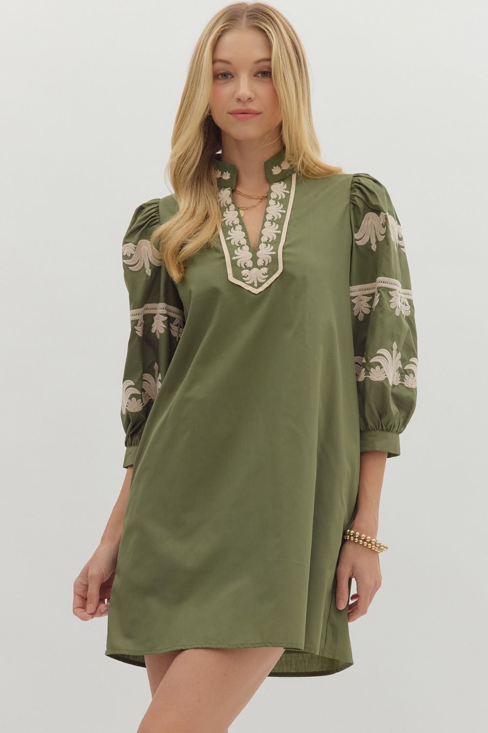 My Story Dress Olive