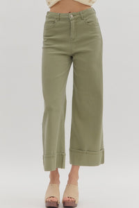 Find My Way Pants Olive