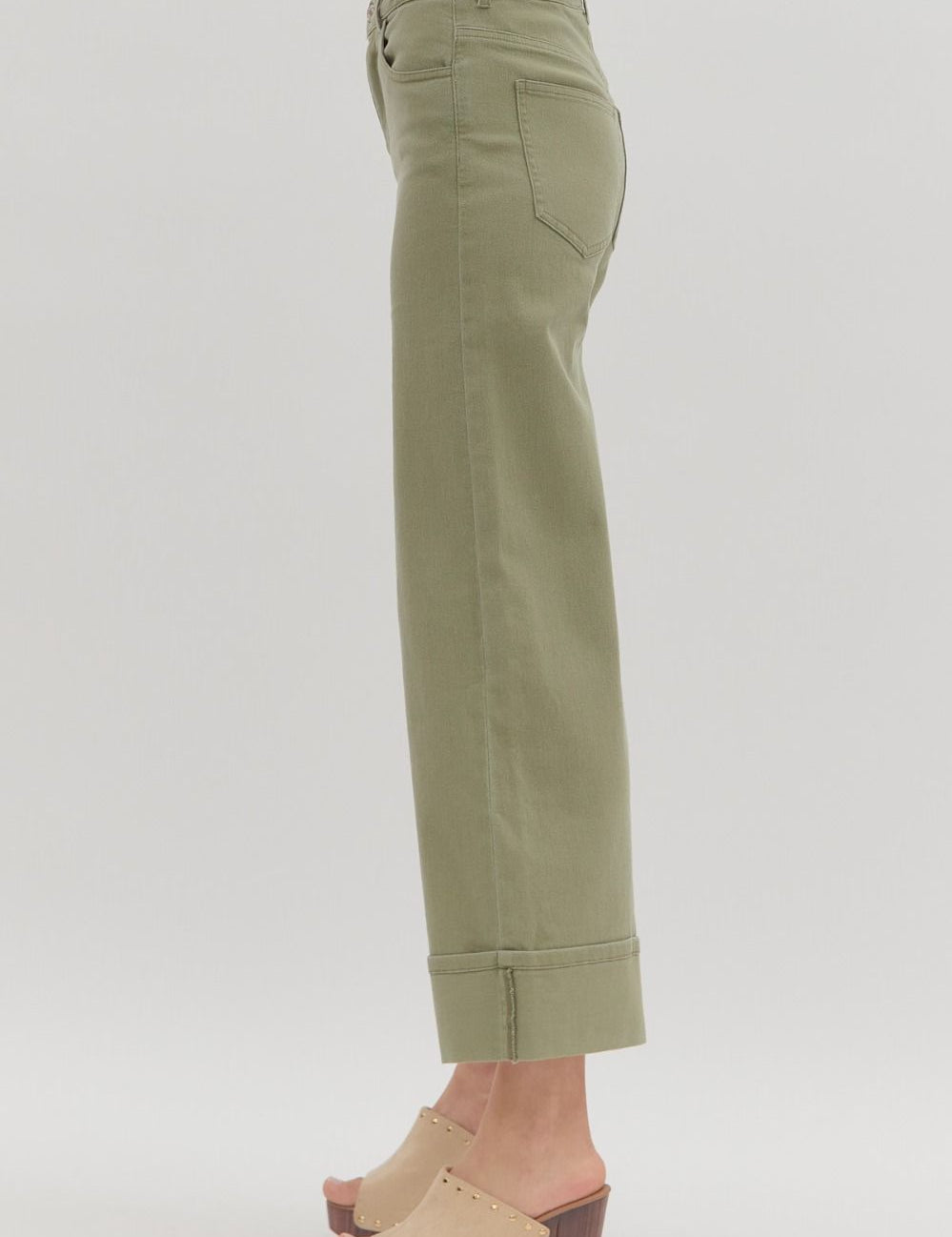 Find My Way Pants Olive