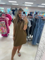 In My World Dress Olive