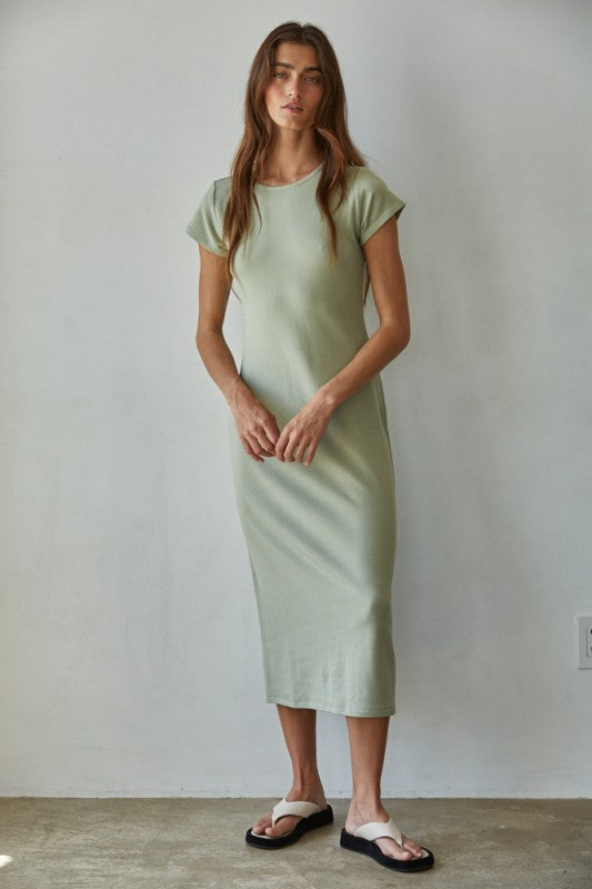 Falling For You Dress Sage