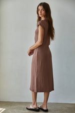 Falling For You Dress Chocolate