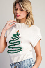Oh Christmas Tree Sweater Cream