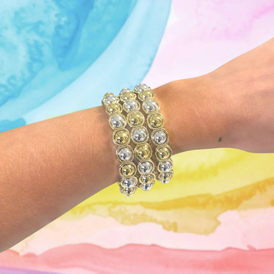 Pardi Bracelet - Gold/Silver Mix