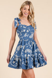 Petals Of Paisley Dress