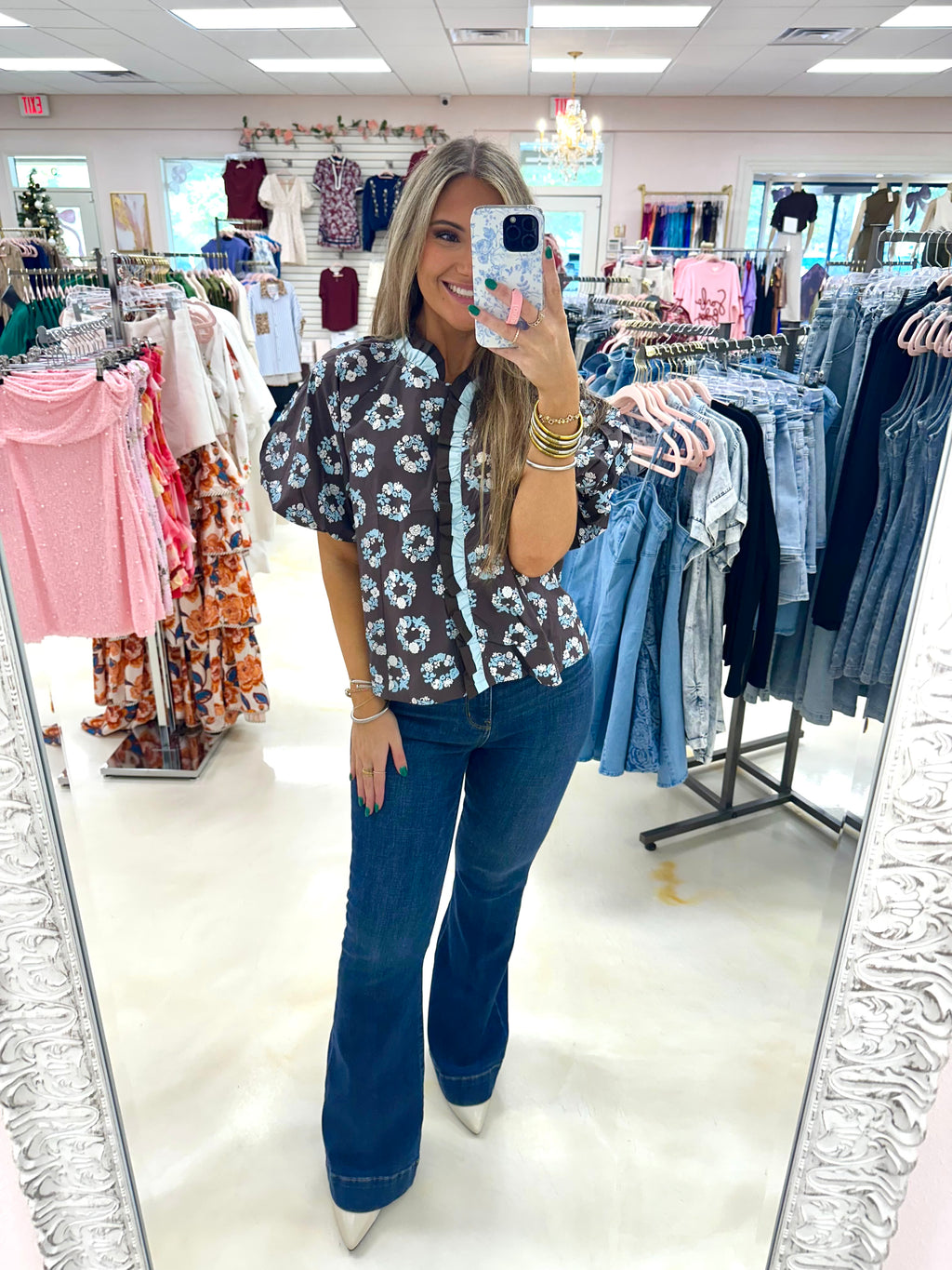 Leaves Me Feeling Blue Top