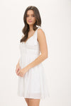 Subtle But Sweet Dress White