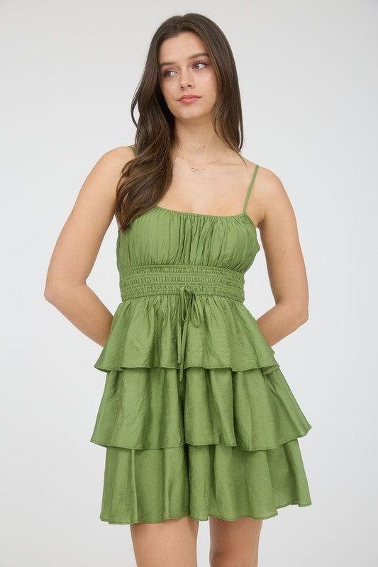 Another Time Dress Olive