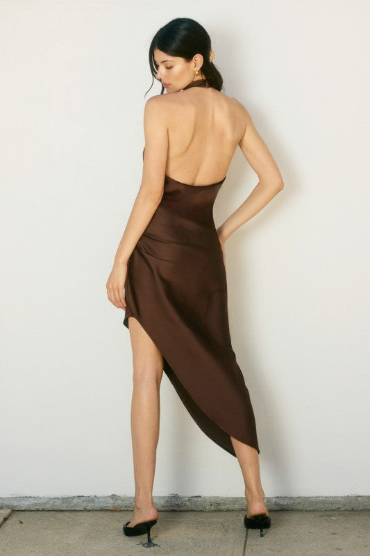Espresso Elegance Dress