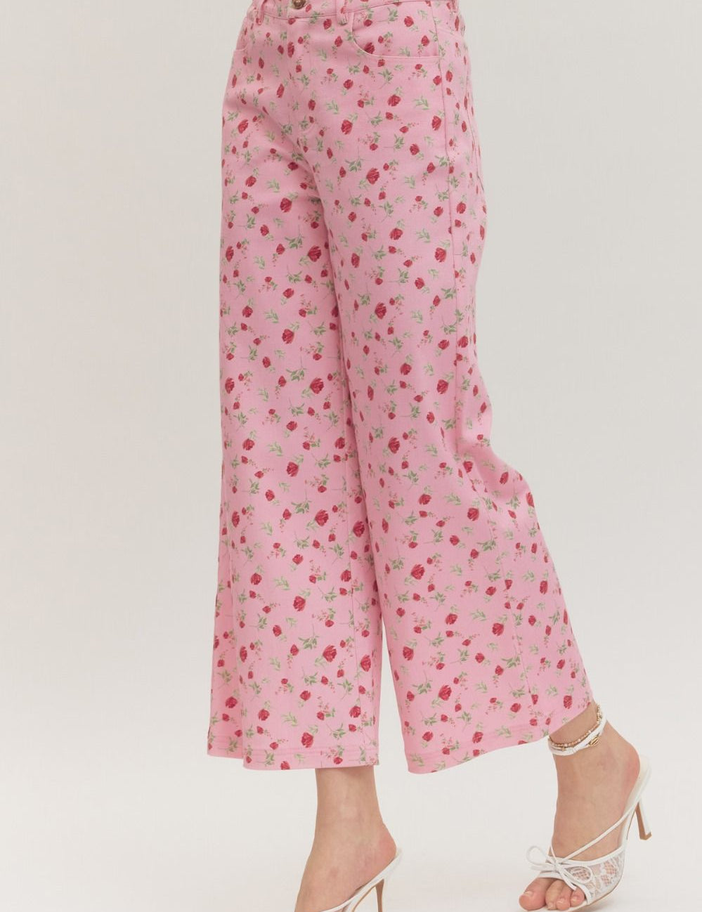 Sweet Petals Pants - Pink