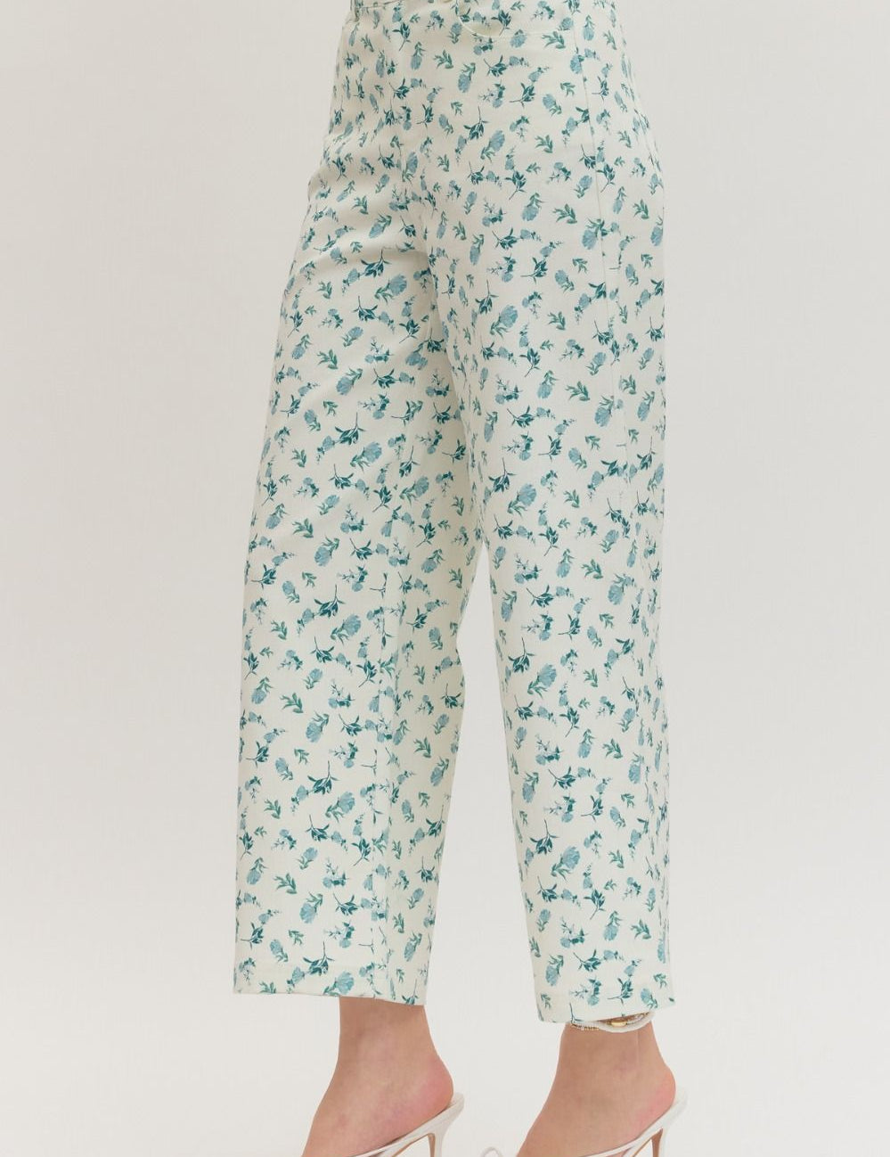 Sweet Petals Pants - Cream