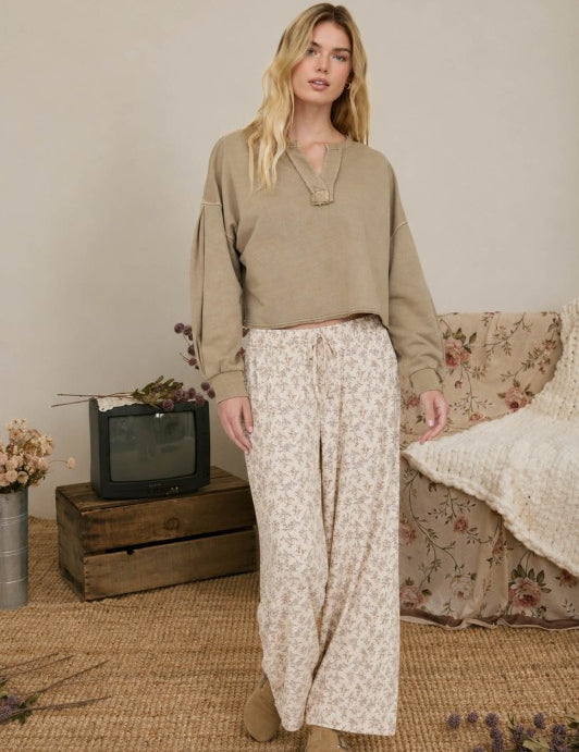 Morning Tide Top - Mocha