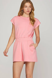 Make Room For Relaxing Romper Pink