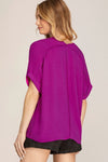 Stevee Raye Top Magenta