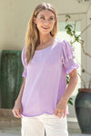 Staying Smitten With You Top Lavender