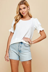 Staying Smitten With You Top Ivory