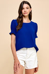 Staying Smitten With You Top Blue