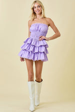 Easy To Please Romper Lavender